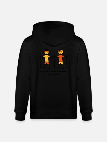 Walking II - Stanley/Stella Unisex Bio-Kapuzenjacke CULTIVATOR  - Schwarz