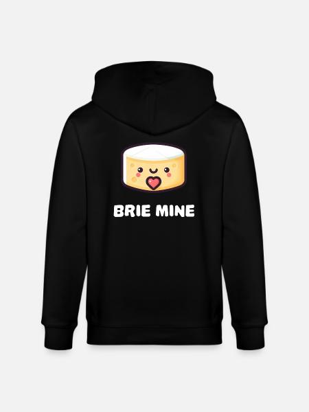Brie Mine Fromage mignon - Veste à capuche bio CULTIVATOR Stanley/Stella Unisexe - noir
