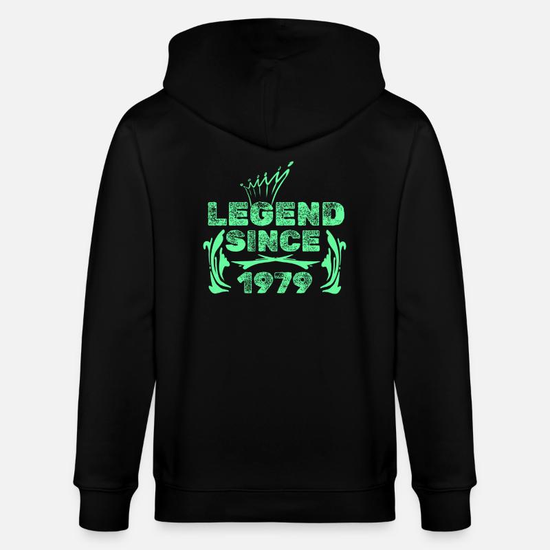 Geschenkidee 1979 - Stanley/Stella Unisex Bio-Kapuzenjacke CULTIVATOR  - Schwarz