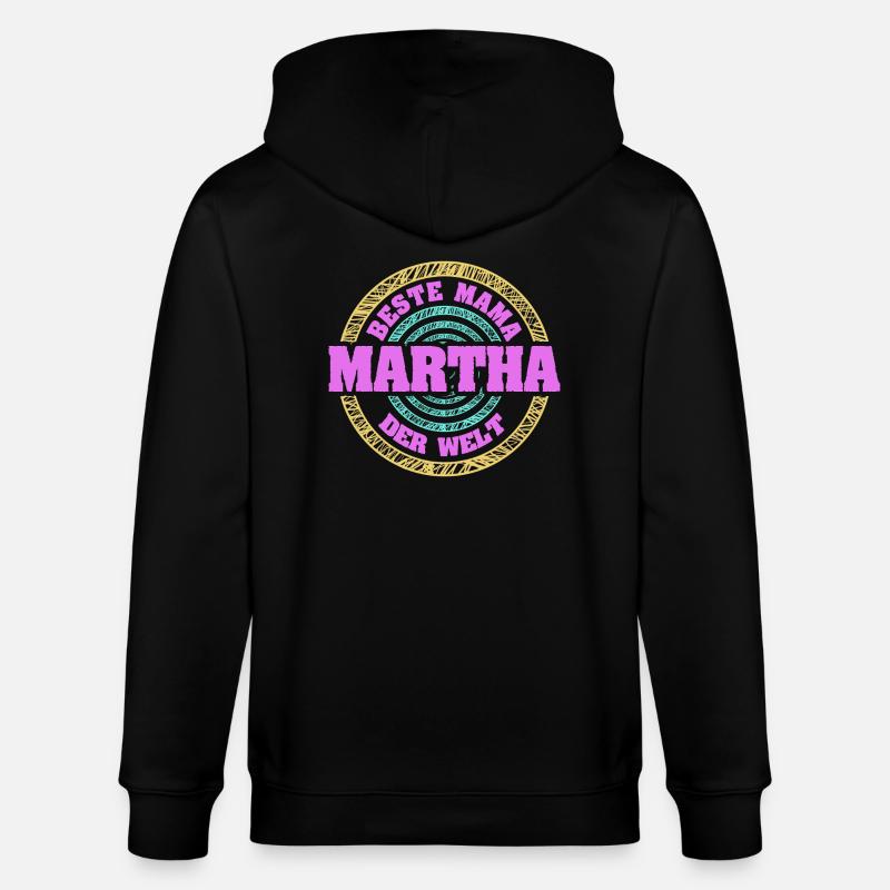 Mère Marthe - Veste à capuche bio CULTIVATOR Stanley/Stella Unisexe - noir