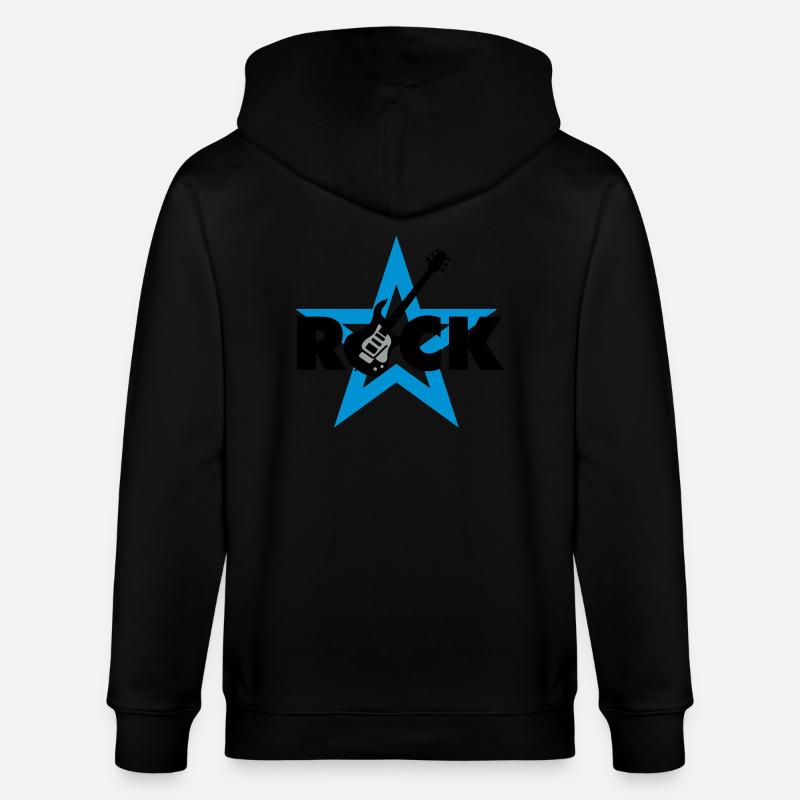 rock_star_042013_c_3c - Stanley/Stella CULTIVATOR  Unisex Organic Hooded Jacket - black