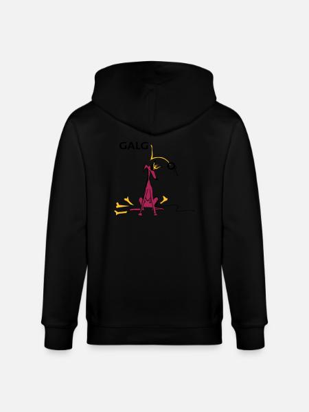galg_oh - Stanley/Stella CULTIVATOR Unisex Organic Hooded Jacket - black