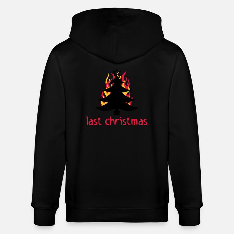 last christmas - Veste à capuche bio CULTIVATOR Stanley/Stella Unisexe - noir