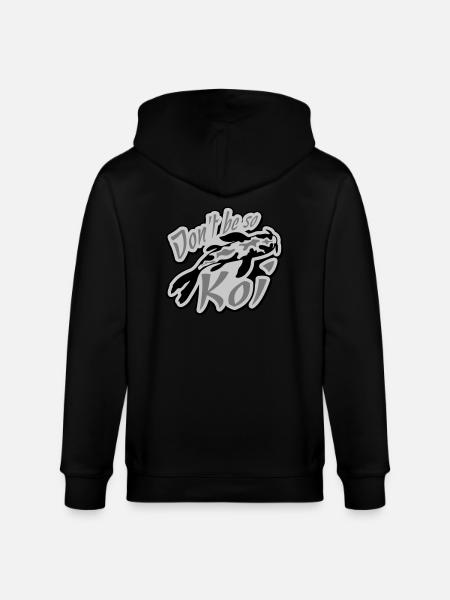 Dont be so Koi - Stanley/Stella CULTIVATOR  Unisex Organic Hooded Jacket - black