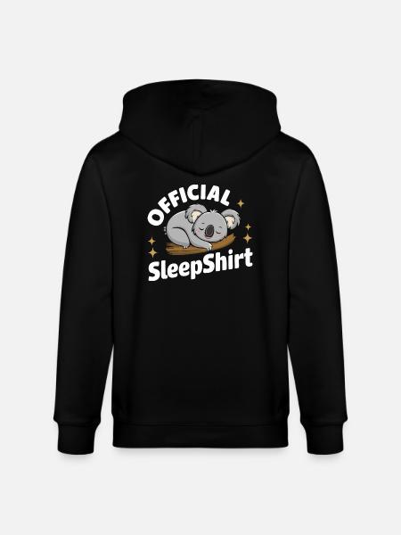 Koala Koala Koala Bear Animal - Stanley/Stella CULTIVATOR Unisex Organic Hooded Jacket - black