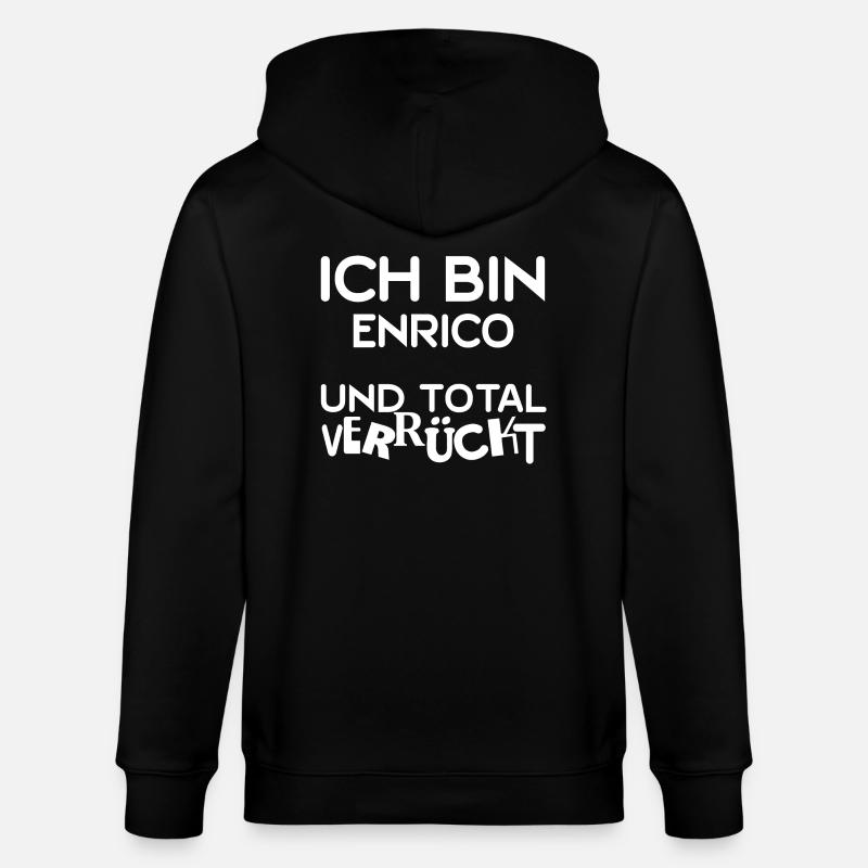Enrico - Stanley/Stella Unisex Bio-Kapuzenjacke CULTIVATOR  - Schwarz