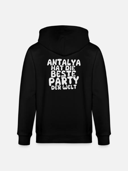 Gift for Antalya - Stanley/Stella CULTIVATOR  Unisex Organic Hooded Jacket - black
