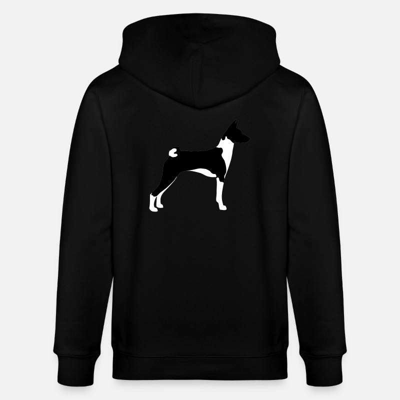 Basenji - Veste à capuche bio CULTIVATOR Stanley/Stella Unisexe - noir