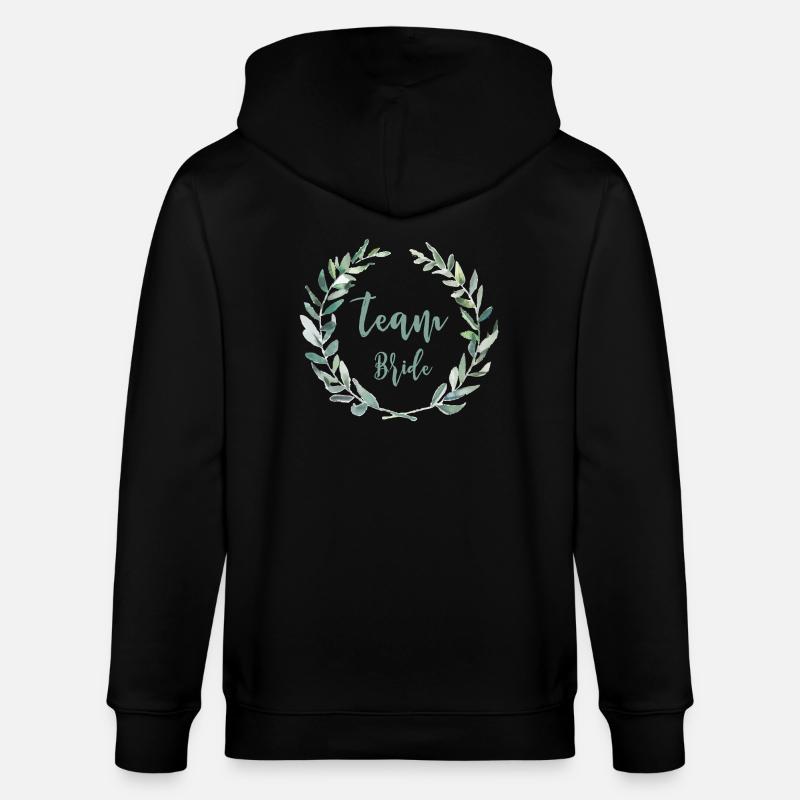 jeune mariée d'équipe - Veste à capuche bio CULTIVATOR Stanley/Stella Unisexe - noir