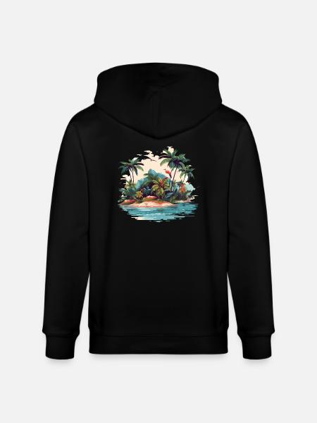Summer Island - Veste à capuche bio CULTIVATOR Stanley/Stella Unisexe - noir