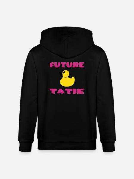 FUTURE AUNTIE AUNT - Stanley/Stella CULTIVATOR  Unisex Organic Hooded Jacket - black