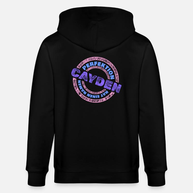 Cayden - Veste à capuche bio CULTIVATOR Stanley/Stella Unisexe - noir