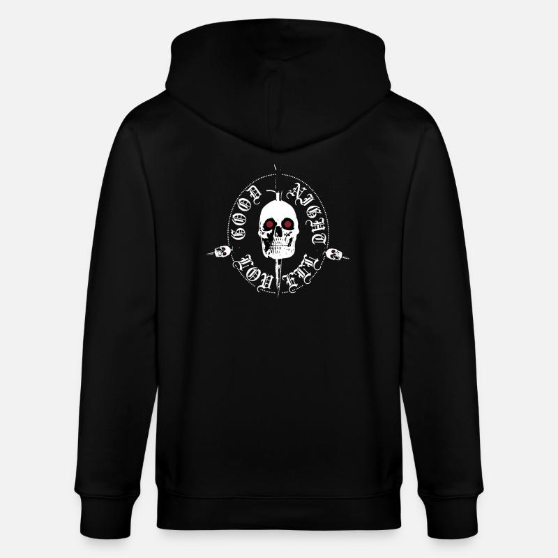 Night Lovell skull - Stanley/Stella Unisex Bio-Kapuzenjacke CULTIVATOR  - Schwarz