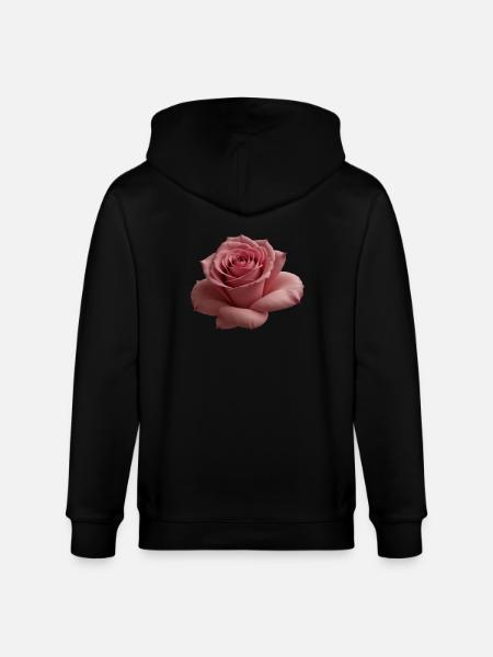 Rose Big - Stanley/Stella CULTIVATOR Unisex Organic Hooded Jacket - black