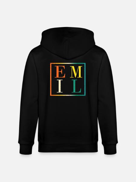 Emil - Stanley/Stella CULTIVATOR  Unisex Organic Hooded Jacket - black