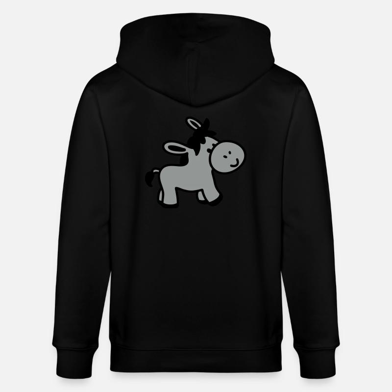 Jackass - Veste à capuche bio CULTIVATOR Stanley/Stella Unisexe - noir
