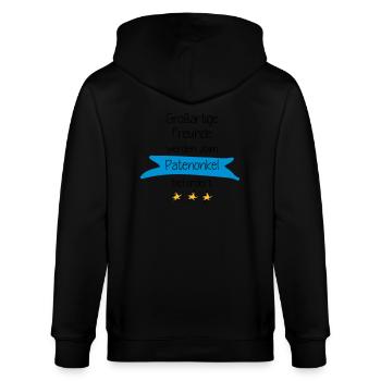 Großartige Freunde - Stanley/Stella Unisex Bio-Kapuzenjacke CULTIVATOR  - Schwarz - Hinten - Anna (173cm)