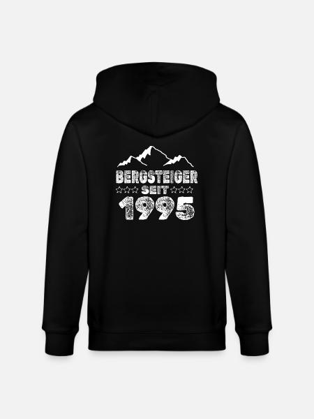 in 1995 - Stanley/Stella CULTIVATOR Unisex Organic Hooded Jacket - black
