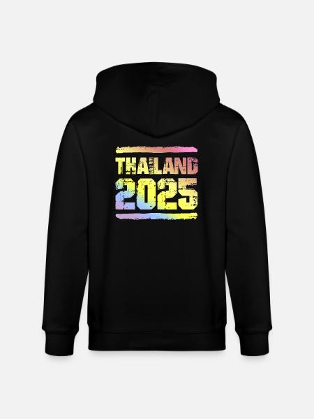 Thailand 2025 Bunt - Stanley/Stella Unisex Bio-Kapuzenjacke CULTIVATOR  - Schwarz
