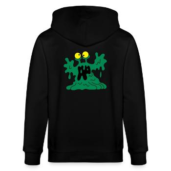 The Blob - Stanley/Stella Unisex Bio-Kapuzenjacke CULTIVATOR  - Schwarz - Hinten - Anna (173cm)