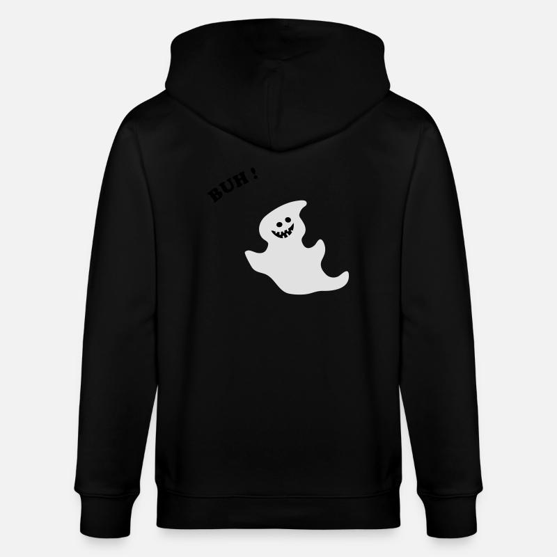 Petit fantôme - Veste à capuche bio CULTIVATOR Stanley/Stella Unisexe - noir