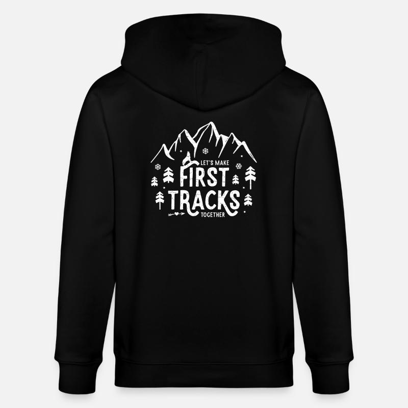 First Tracks - Stanley/Stella Unisex Bio-Kapuzenjacke CULTIVATOR  - Schwarz