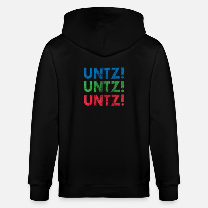 EDM Électronique Dance Techno Rave - Veste à capuche bio CULTIVATOR Stanley/Stella Unisexe - noir