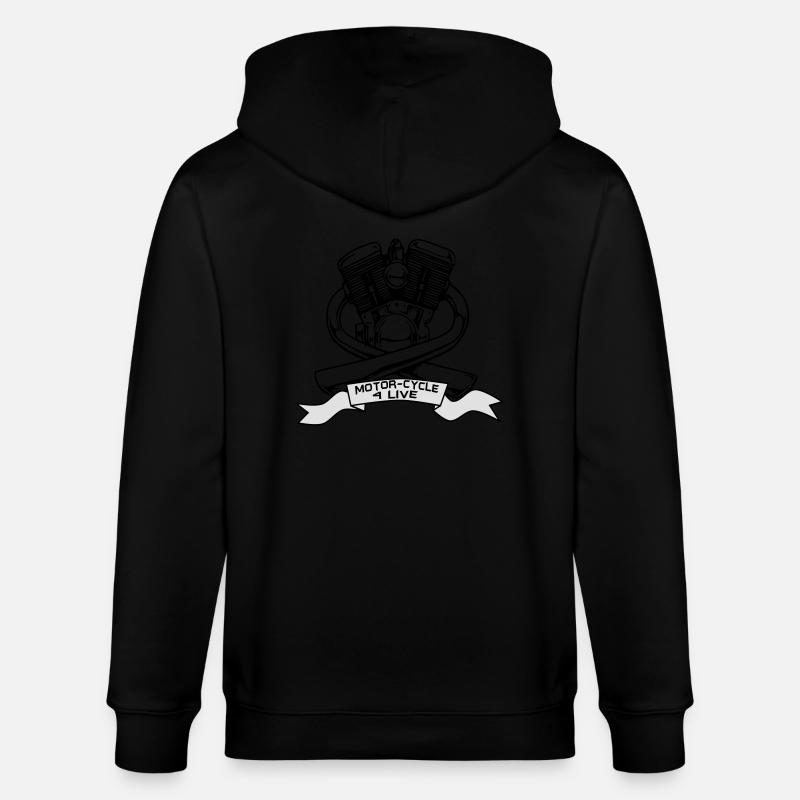 Motor - Stanley/Stella Unisex Bio-Kapuzenjacke CULTIVATOR  - Schwarz