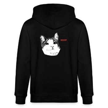 Woof de chat - Veste à capuche bio CULTIVATOR Stanley/Stella Unisexe - noir - Dos - Anna (173cm)