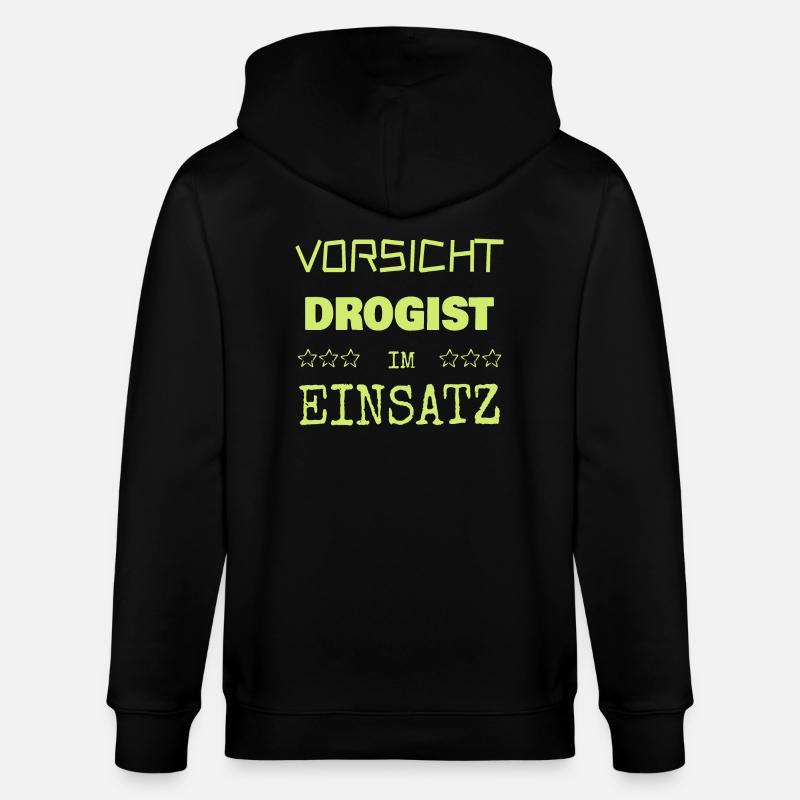 Drogist - Stanley/Stella Unisex Bio-Kapuzenjacke CULTIVATOR - Schwarz