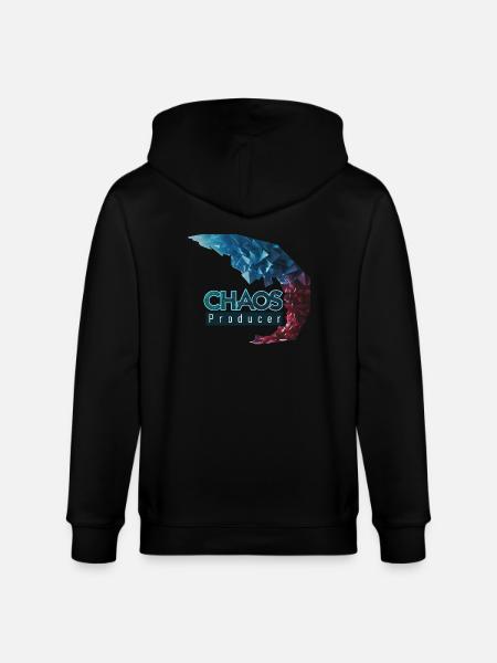 Chaosproduzent - Stanley/Stella Unisex Bio-Kapuzenjacke CULTIVATOR - Schwarz