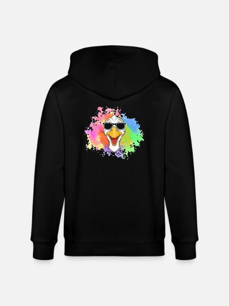 Goose - Stanley/Stella CULTIVATOR Unisex Organic Hooded Jacket - black