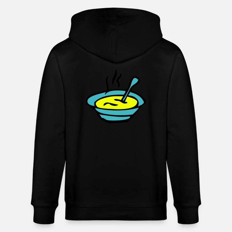 gamelle assiette soupe - Veste à capuche bio CULTIVATOR Stanley/Stella Unisexe - noir