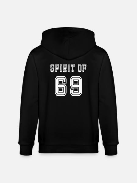 Impression de l'esprit de 69 - Veste à capuche bio CULTIVATOR Stanley/Stella Unisexe - noir