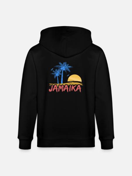 Strand Jamaika Jamaica - Stanley/Stella Unisex Bio-Kapuzenjacke CULTIVATOR - Schwarz