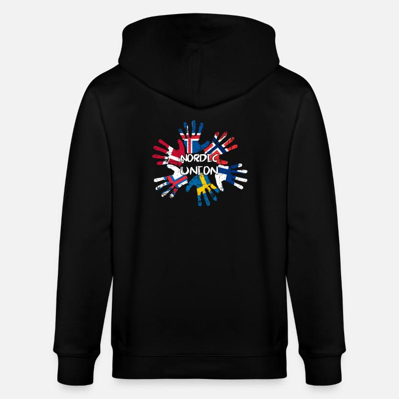 Nordic Union - Veste à capuche bio CULTIVATOR Stanley/Stella Unisexe - noir