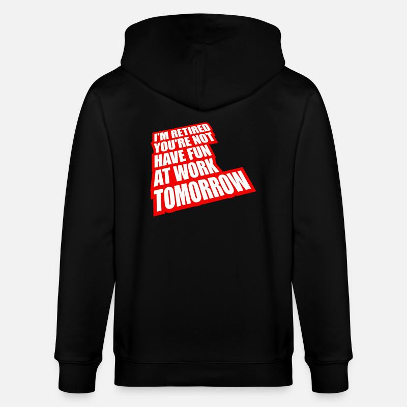 have fun at work - Stanley/Stella Unisex Bio-Kapuzenjacke CULTIVATOR  - Schwarz
