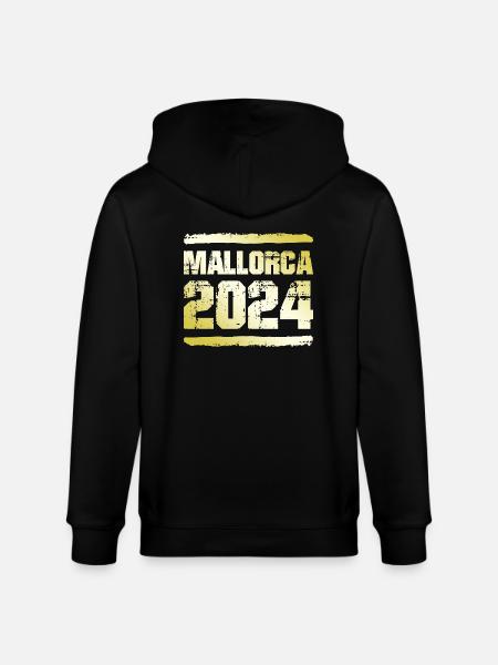 Mallorca 2024 Gold - Stanley/Stella CULTIVATOR  Unisex Organic Hooded Jacket - black
