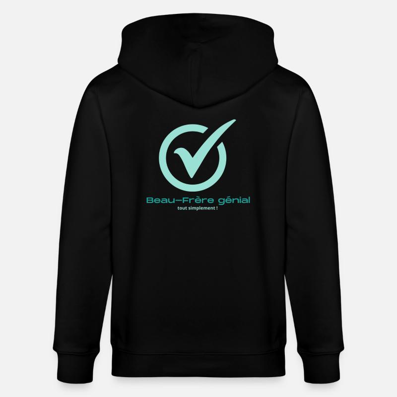 Beau frère génial - Veste à capuche bio CULTIVATOR Stanley/Stella Unisexe - noir