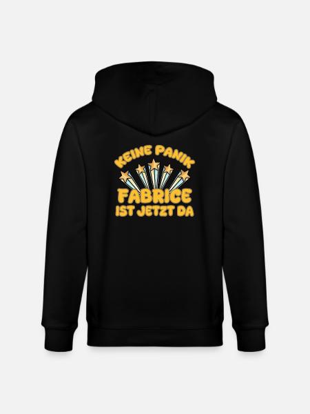 Fabrice as a given name - Stanley/Stella CULTIVATOR Unisex Organic Hooded Jacket - black