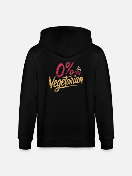 0% Vegetarian 11 - Stanley/Stella Unisex Bio-Kapuzenjacke CULTIVATOR  - Schwarz