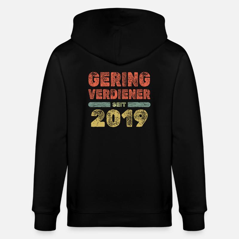 Décision 2019 - Veste à capuche bio CULTIVATOR Stanley/Stella Unisexe - noir