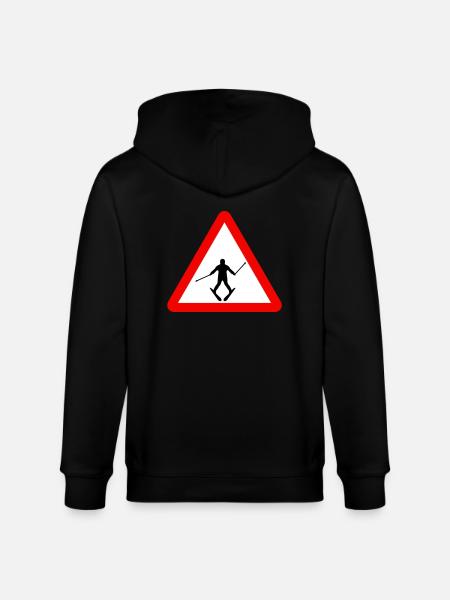 Ski - Stanley/Stella CULTIVATOR  Unisex Organic Hooded Jacket - black