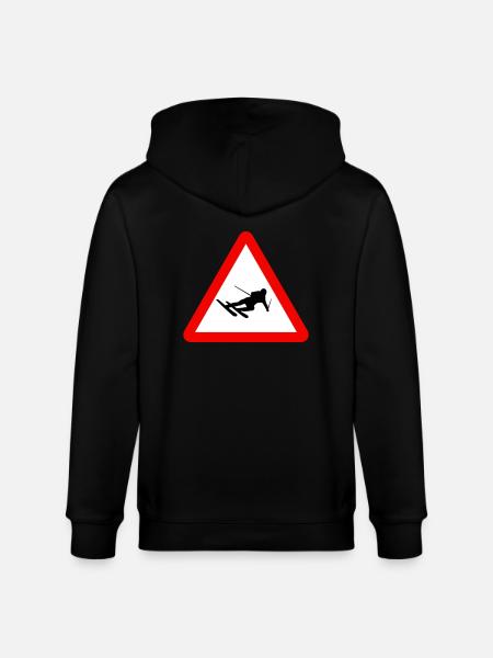 Ski - Veste à capuche bio CULTIVATOR Stanley/Stella Unisexe - noir
