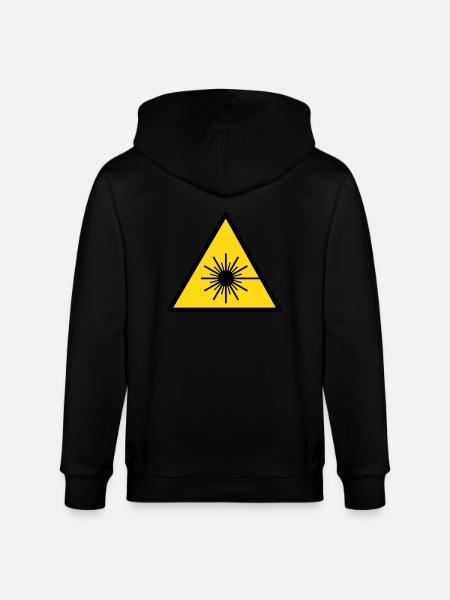 laser - Stanley/Stella Unisex Bio-Kapuzenjacke CULTIVATOR  - Schwarz