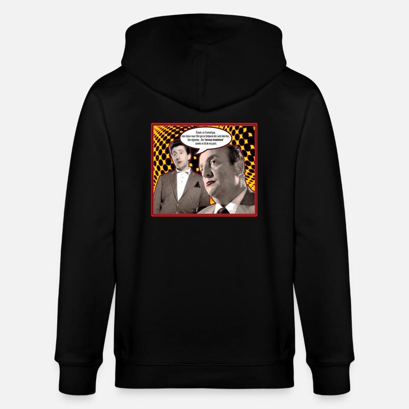 écoute on t'connaît pas - Veste à capuche bio CULTIVATOR Stanley/Stella Unisexe - noir