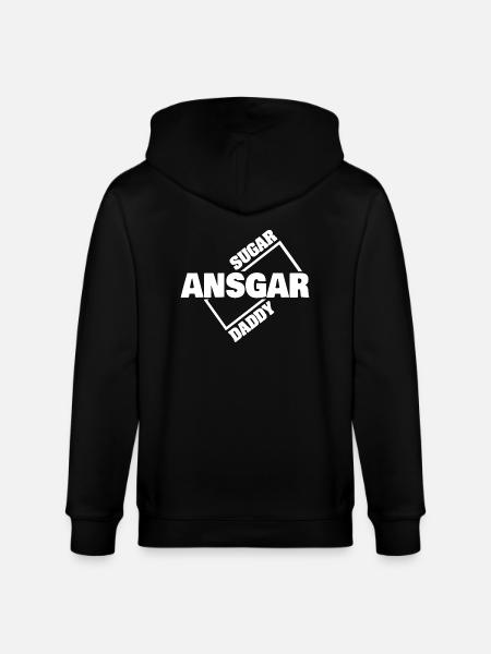 Gift for Ansgar - Stanley/Stella CULTIVATOR Unisex Organic Hooded Jacket - black