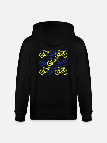 cyclisme - Veste à capuche bio CULTIVATOR Stanley/Stella Unisexe - noir
