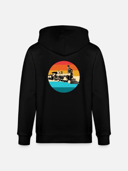 Train - Veste à capuche bio CULTIVATOR Stanley/Stella Unisexe - noir