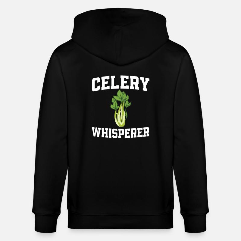 Chuchoteur de céleri - Veste à capuche bio CULTIVATOR Stanley/Stella Unisexe - noir